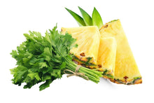 Load image into Gallery viewer, Positively Glowing Soy Candles pineapple and parsley fragrance cubes work in most electric melters and provide a safe way to have beautiful fragrance all day long. This aromatic pineapple is married with coconut, orange, and the subtle note of parsley, vanilla and musk complete this aroma. Great for those who love pineapple.
