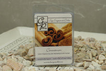 Load image into Gallery viewer, Positively Glowing Soy Candles cinnamon fragrance cubes work in most electric melters and provide a safe way to have beautiful fragrance all day long. This fragrance is simply a strong aroma of cinnamon sticks and nothing else.  A great scent to blend with other fragrances to create your own. A bestseller for many years.
